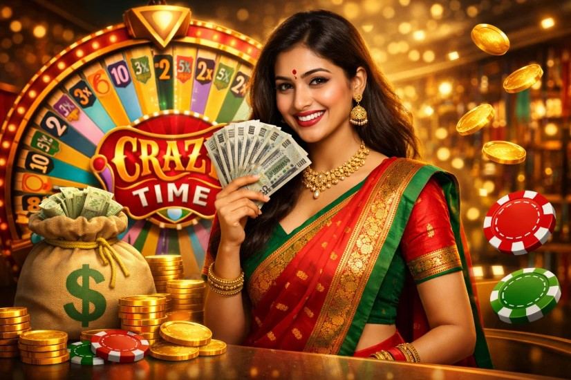 Bangladesh casino deposit steps for Crazy Time (Cashier screen)