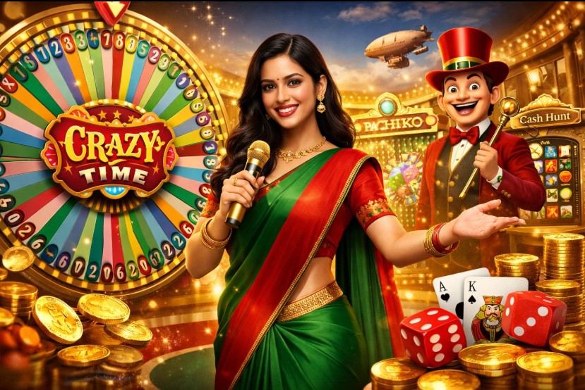 Crazy Time live casino wheel game in Bangladesh