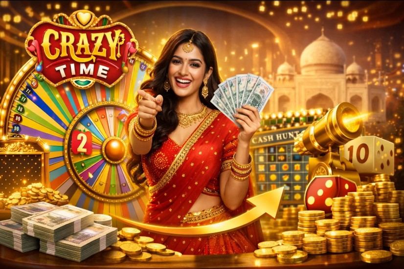 Crazy Time live wheel and bonus game betting layout for players in Bangladesh